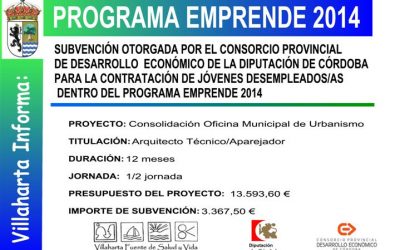 PROGRAMA EMPRENDE 2014