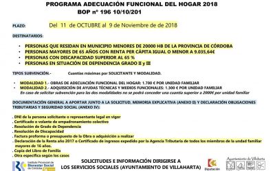 ADECUACIÓN FUNCIONAL DEL HOGAR