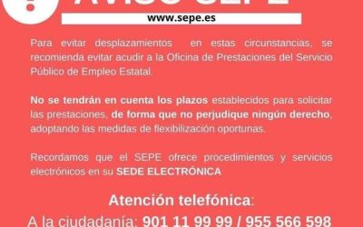 INFORMACIONES DE SEPE Y SERVICIO DE SALUD