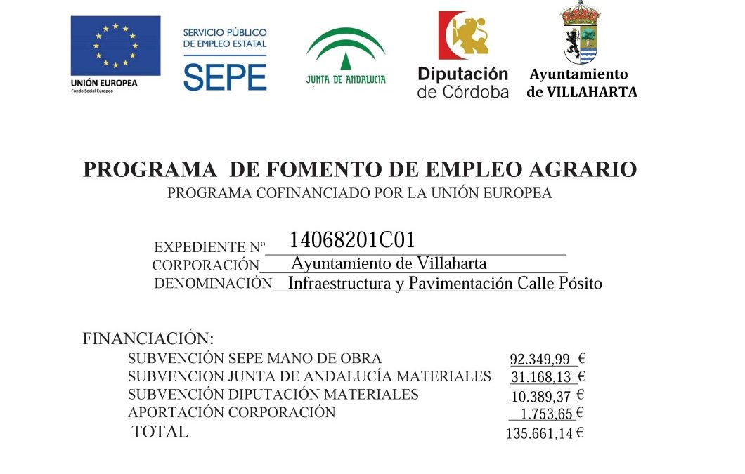 PROGRAMA DE FOMENTO DEL EMPLEO AGRARIO