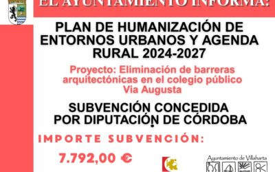 SUBVENCIÓN RECIBIDA. PLAN DE HUMANIZACIÓN